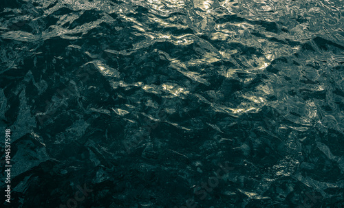Cuadro en lienzo Ocean water surface texture