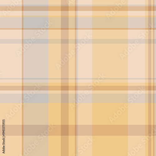 Size pattern background fabric, december textile seamless vector. Scarf texture check plaid tartan in light and orange colors.