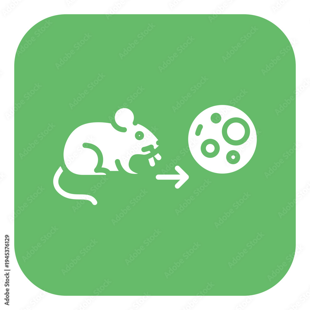 Naklejka premium Genetic Modification Animals Vector Icon
