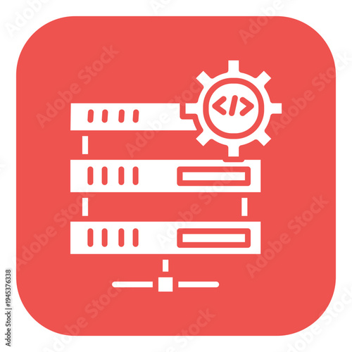 Production Server Vector Icon