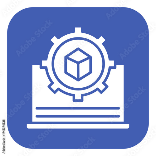 Virtual Machine Vector Icon