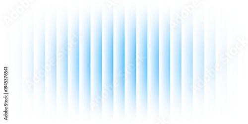 Abstract vertical blue light bar pattern background with glowing cyan center, creating a vibrant digital sound wave or equalizer effect, isolated on