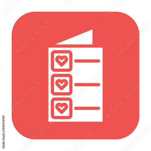 Greeting Card Vector Icon