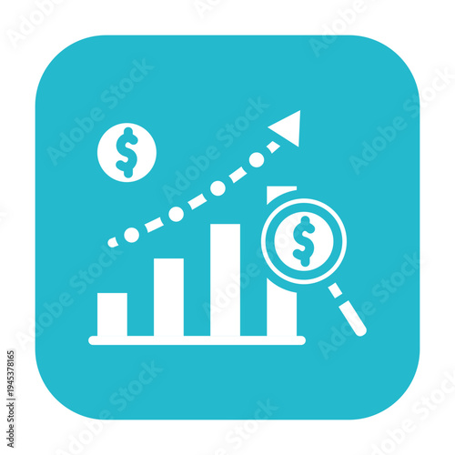 Financial Forecast Vector Icon