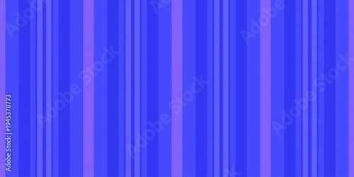 Brimary vector texture seamless, contrast vertical textile background. Siber lines stripe fabric pattern in blue and indigo colors.