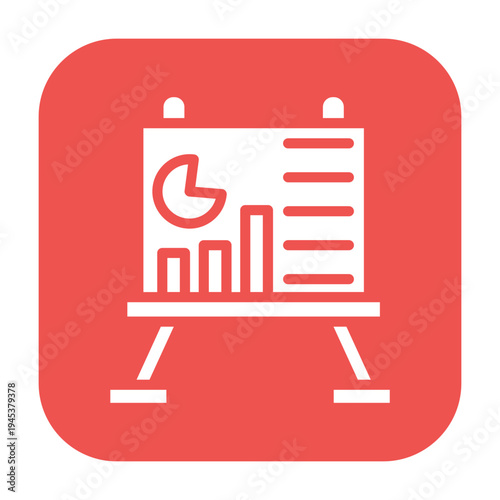 Presentation Slides Vector Icon