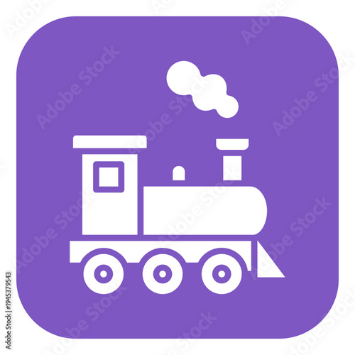 Steam Train Vector Icon