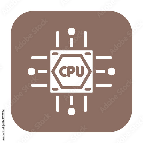 CPU Usage Vector Icon