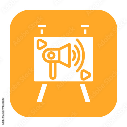 Digital Signage Vector Icon