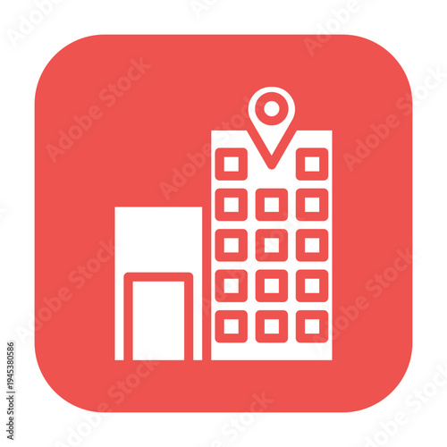 Mall Map Vector Icon