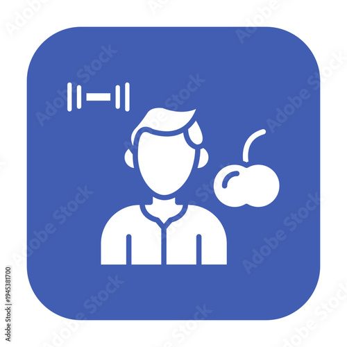 Healthy Lifestyle Vector Icon