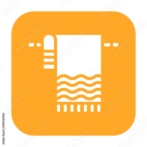 Cold Towel Vector Icon