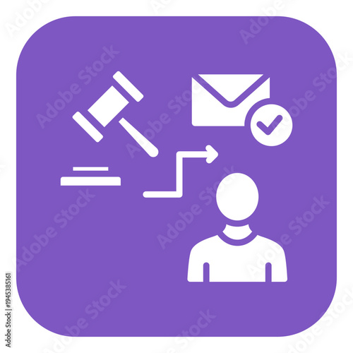 Auction By Proxy Vector Icon