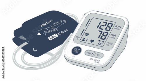digital blood pressure monitor