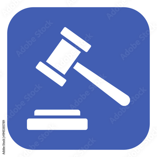 Gavel Vector Icon