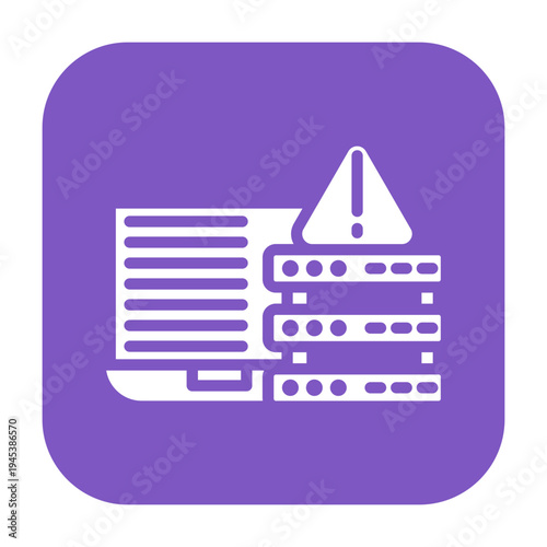 Internet Server Error Vector Icon