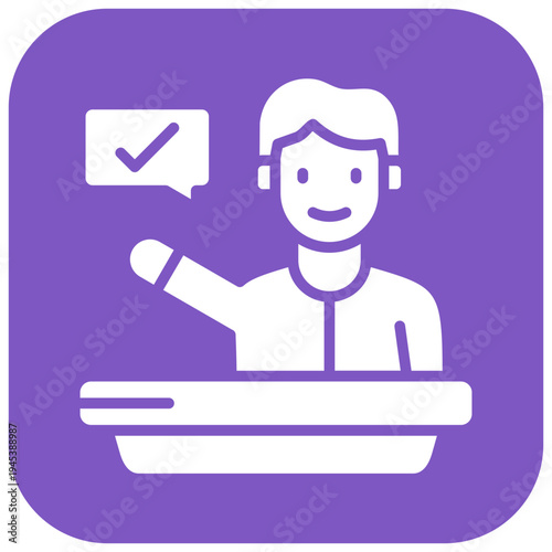 Assertiveness Vector Icon
