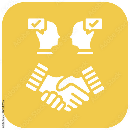 Conflict Resolution Vector Icon