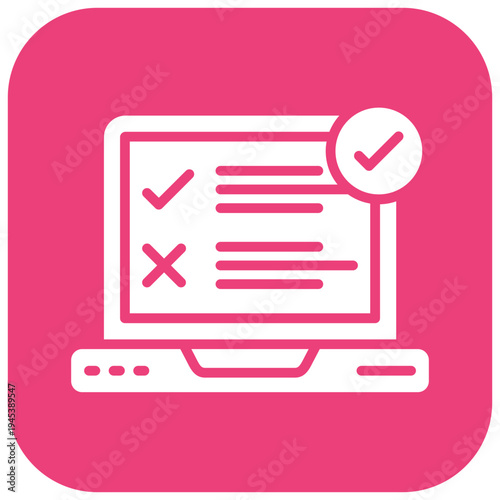 Sanity Testing Vector Icon