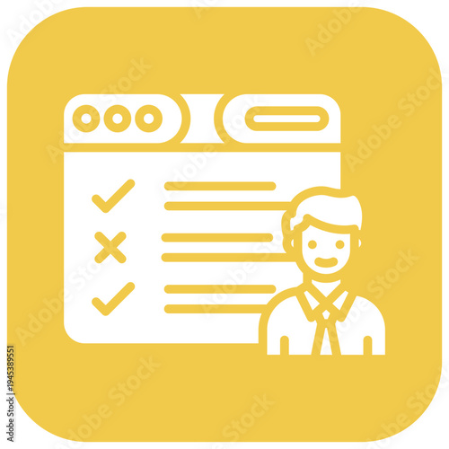 Manual Testing Vector Icon