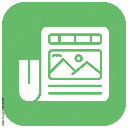 Tabloid Vector Icon