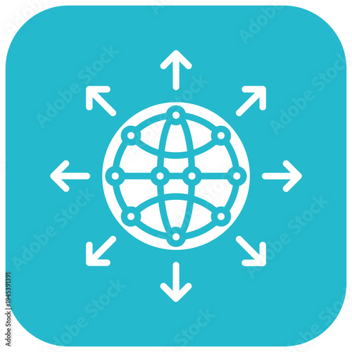 Network Expansion Vector Icon
