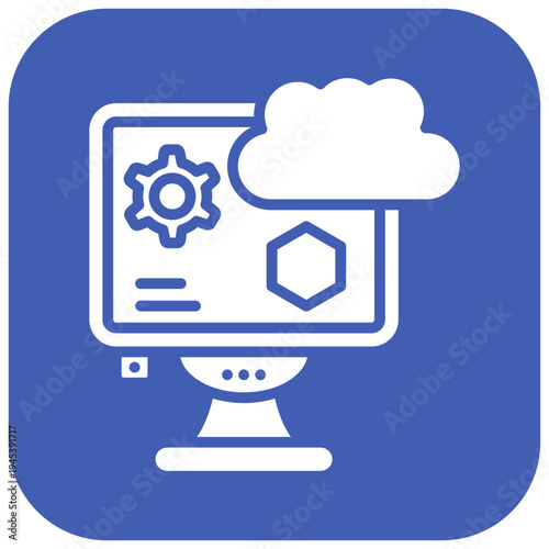 Network Virtualization Vector Icon
