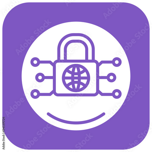 Network Encryption Vector Icon