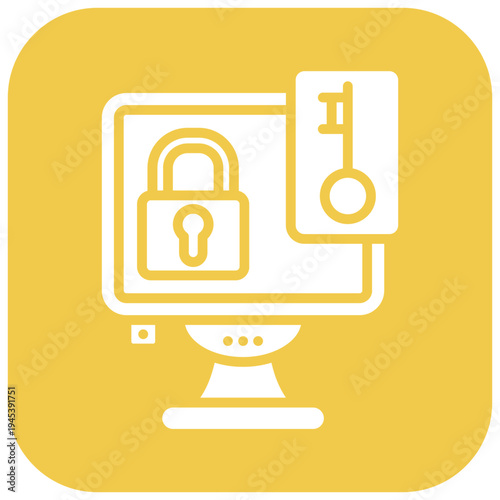 Network Authorization Vector Icon