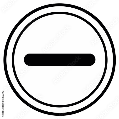 Free Download Black and white prohibition sign graphic of a circle with a line - GFXLoad