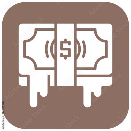 Dirty Money Vector Icon