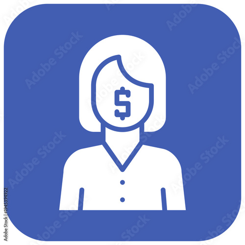 Greedy Banker Vector Icon