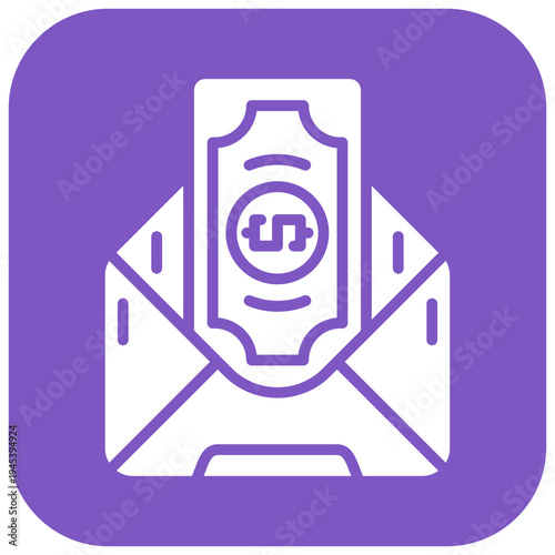 Payoff Envelope Vector Icon