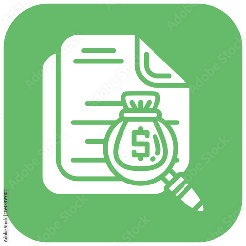 Embezzlement Trail Vector Icon