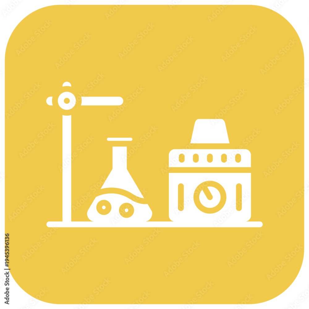Fototapeta premium Lab Vacuum Vector Icon