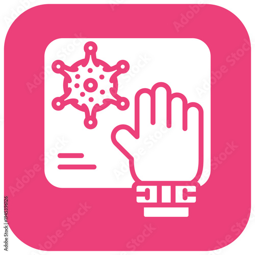 Contaminated Surfaces Vector Icon