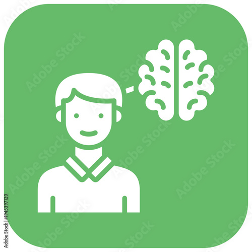 Human Brain Vector Icon