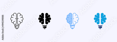 Cerebellum Icon Set Multistyle Various Collection Element For Design