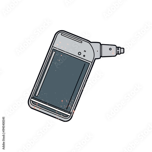 Modern Medical Dental Handpiece on White Background