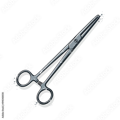 Surgical Forceps, Medical Clamp, Stainless Steel Instrument