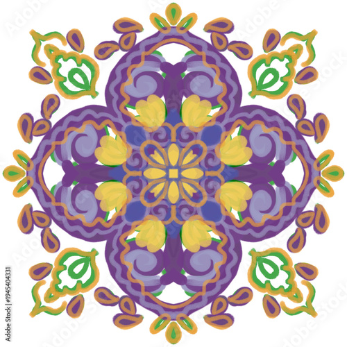 Floral mandala