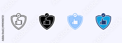 Reliability Icon Set Multistyle Various Collection Element For Design