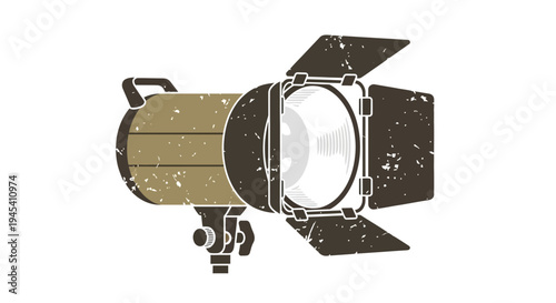 Vintage Spotlight Illustration