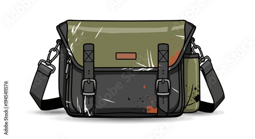 Messenger Bag Illustration