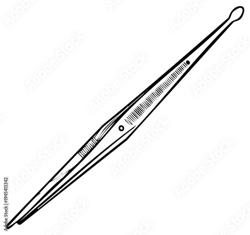 Medical surgical instrument tweezers and forceps for precise gripping and manipulation in healthcare settings