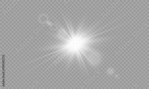 PNG transparent sunlight special lens flare light effect. Stock royalty free PNG image. PNG vector light effect
