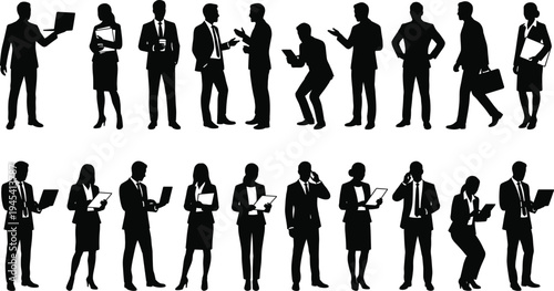 Business, People, Silhouette, Team, Professional, Office, Worker, Corporate, Meeting, Communication, Manager, Employee, Leadership, Collaboration, Workplace, Group, Character, Businessperson, 