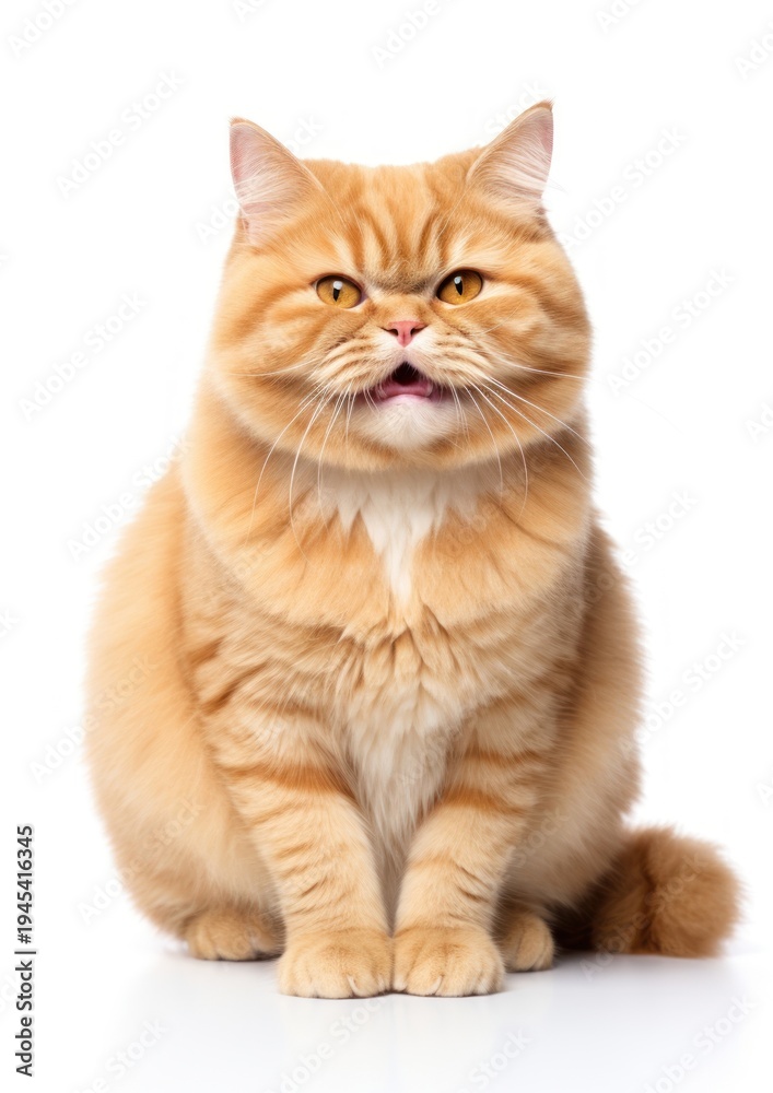 Fototapeta premium Orange cat animal mammal kitten.