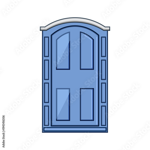 Portable blue chemical toilet unit featuring a simple design, commonly used for temporary lavatory solutions at construction sites, festivals, and outdoor gatherings, providing essential sanitation