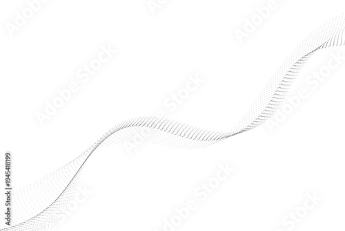 Abstract wavy lines illustration. 